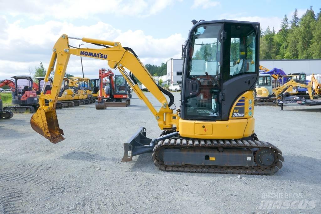 Komatsu PC30MR-5 Mini ekskavatörler, 7 tona dek