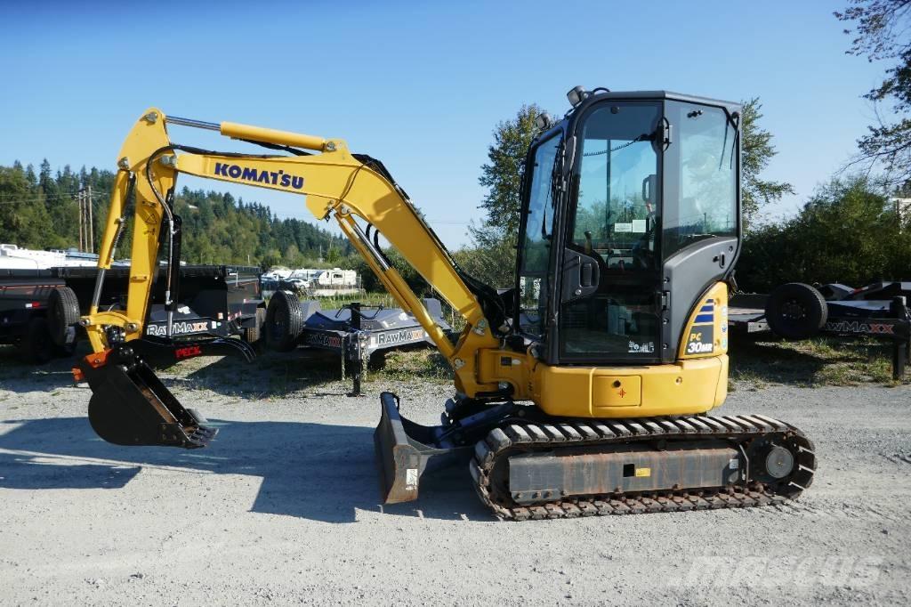 Komatsu PC30MR-5 Mini ekskavatörler, 7 tona dek