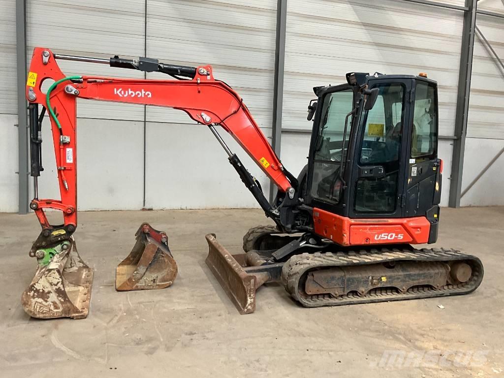 Kubota U 50-5 Mini ekskavatörler, 7 tona dek