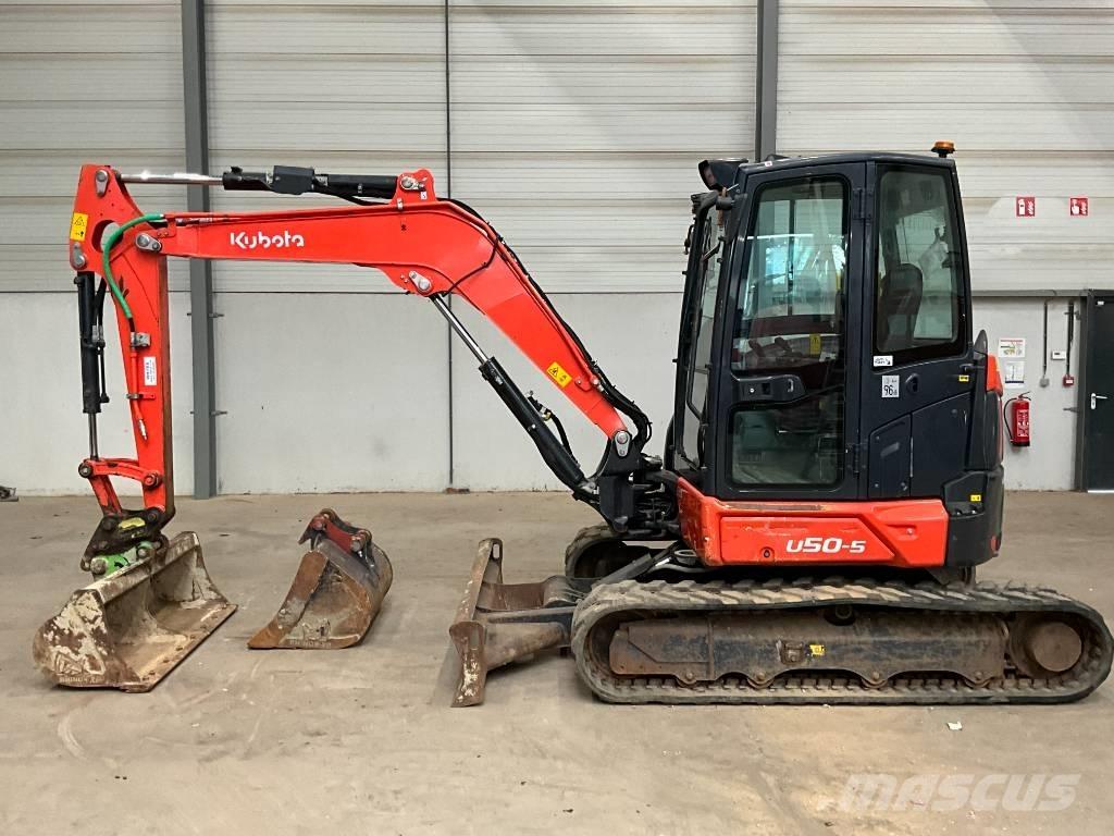 Kubota U 50-5 Mini ekskavatörler, 7 tona dek