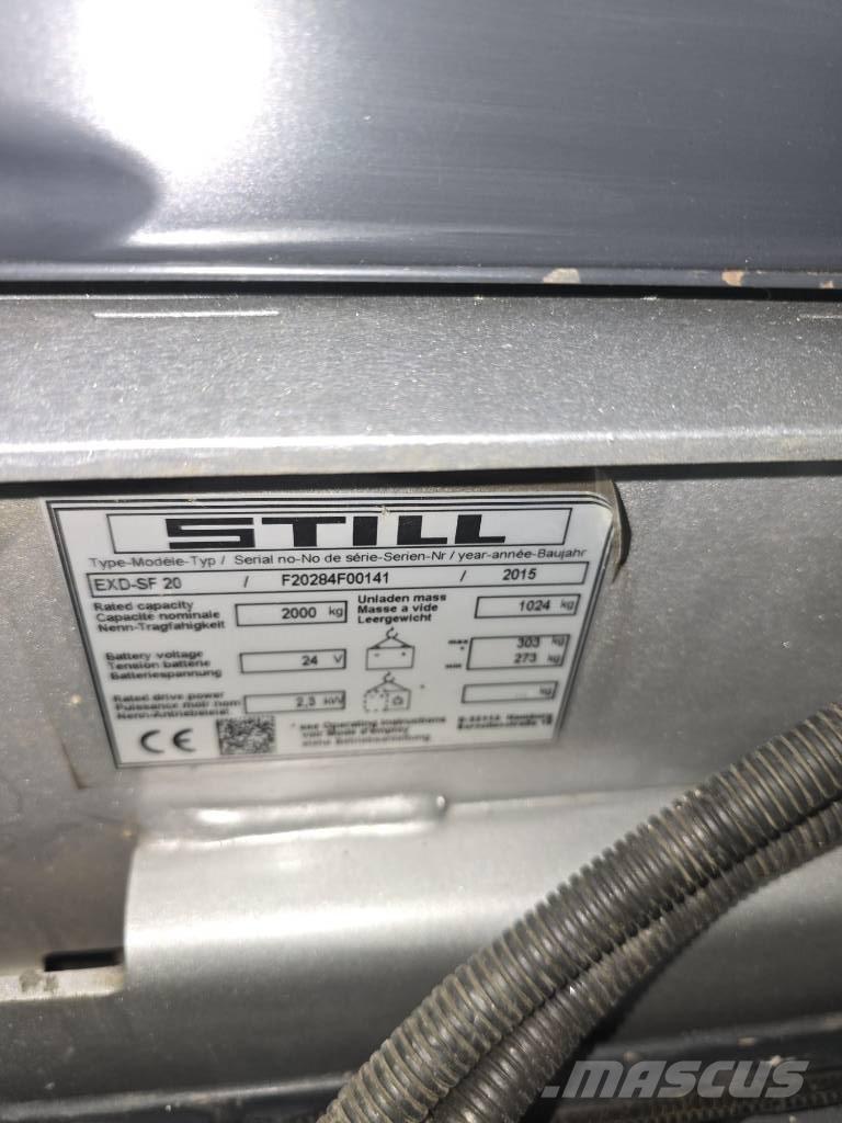 Still EXD SF 20I Akülü depo ekipmanları