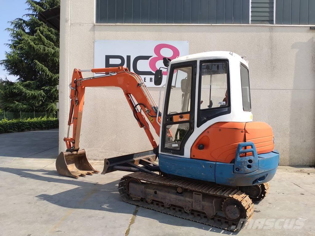 Kubota KX 121-3 Mini ekskavatörler, 7 tona dek