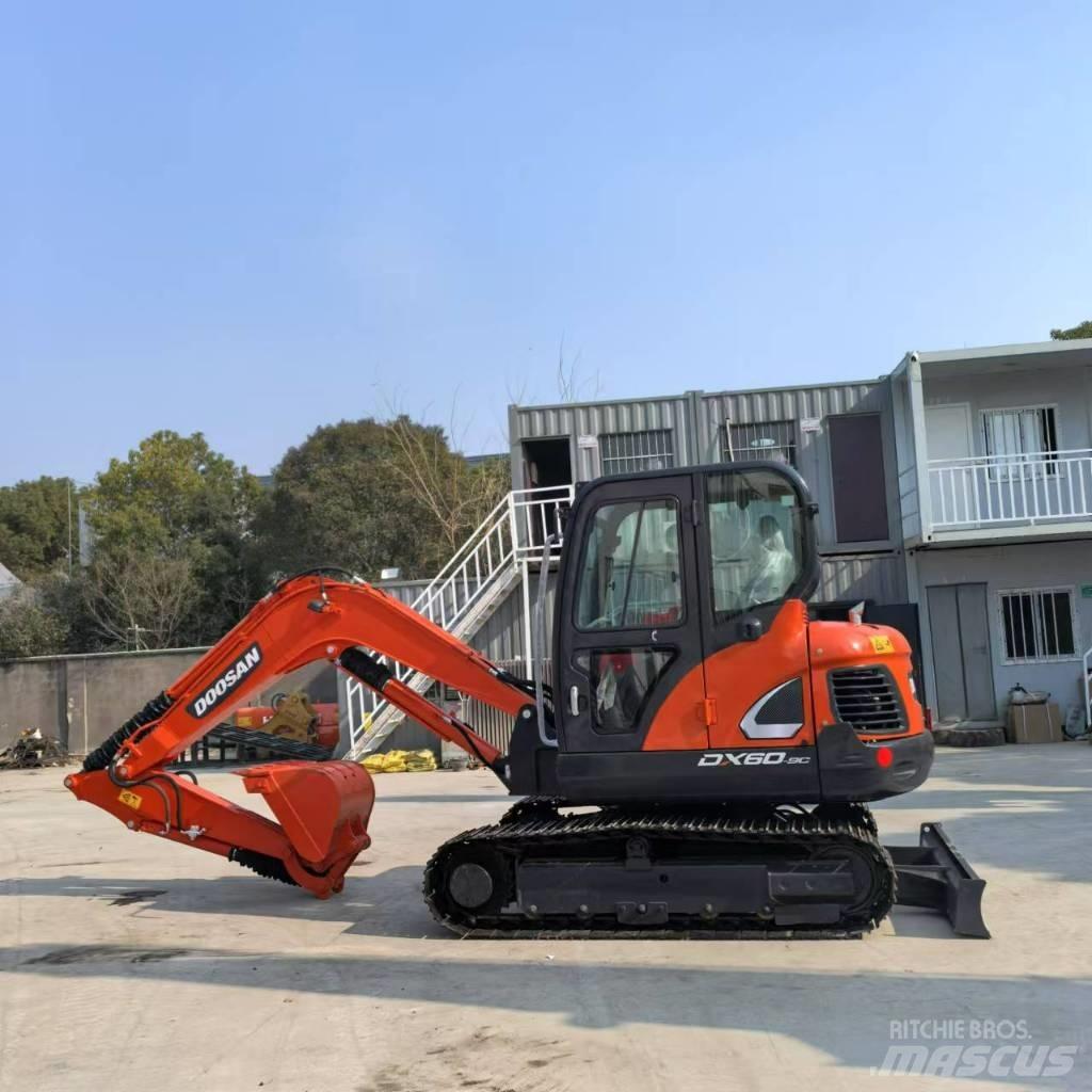 Doosan DX60-9C Mini ekskavatörler, 7 tona dek
