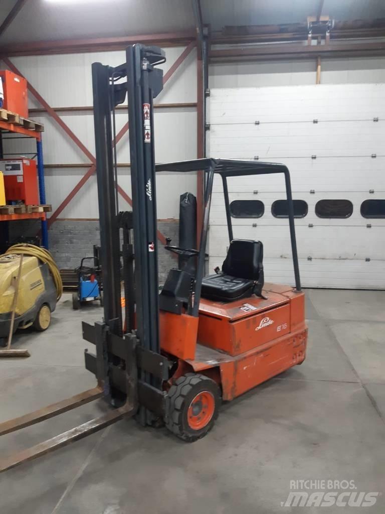 Linde E 16 Elektrikli forkliftler