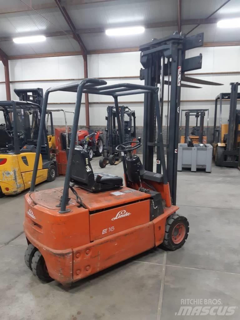 Linde E 16 Elektrikli forkliftler