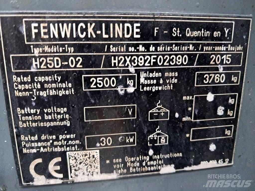 Linde H25D-02 Dizel forkliftler