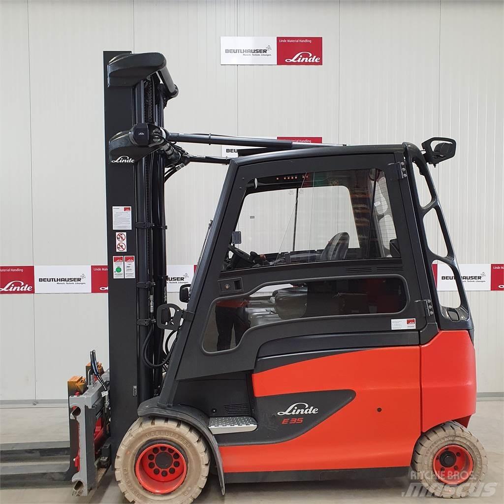 Linde E35HL Elektrikli forkliftler