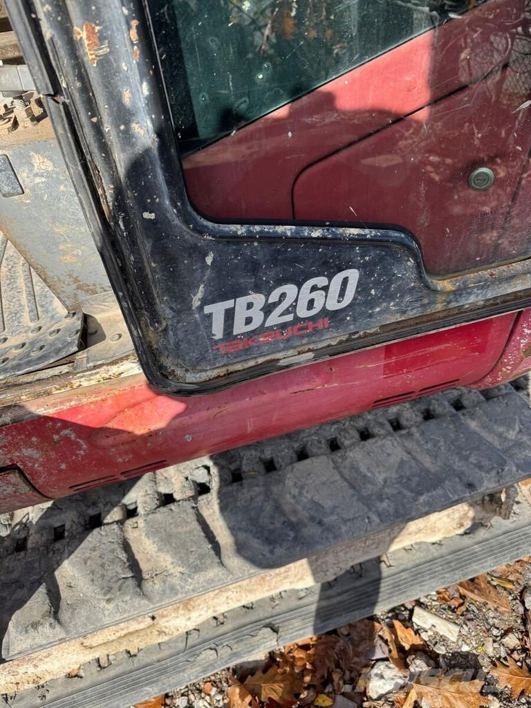 Takeuchi TB260 Mini ekskavatörler, 7 tona dek