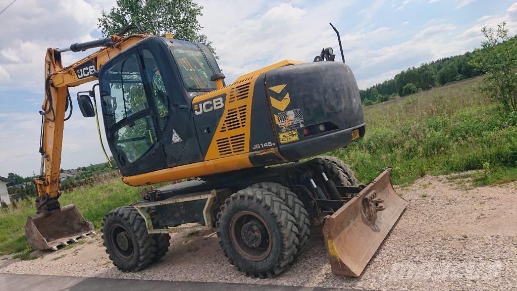 JCB JS 145 W Lastik tekerli ekskavatörler