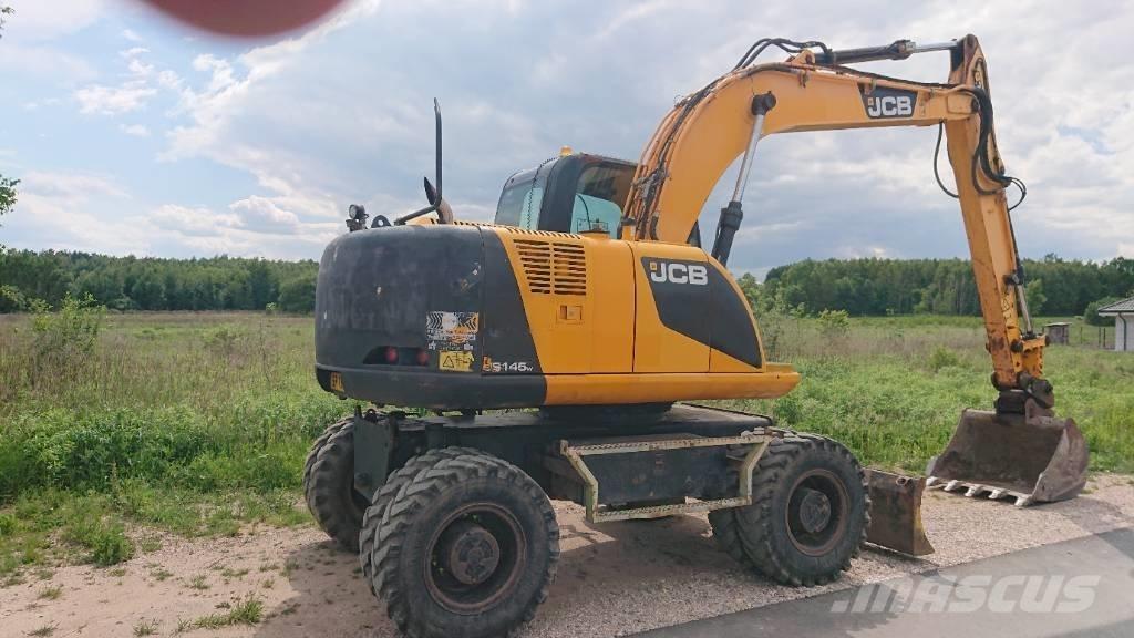JCB JS 145 W Lastik tekerli ekskavatörler