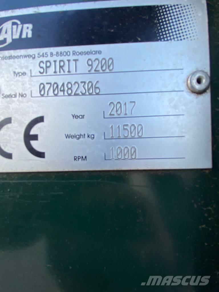AVR Spirit 9200 Patates hasat makinalari