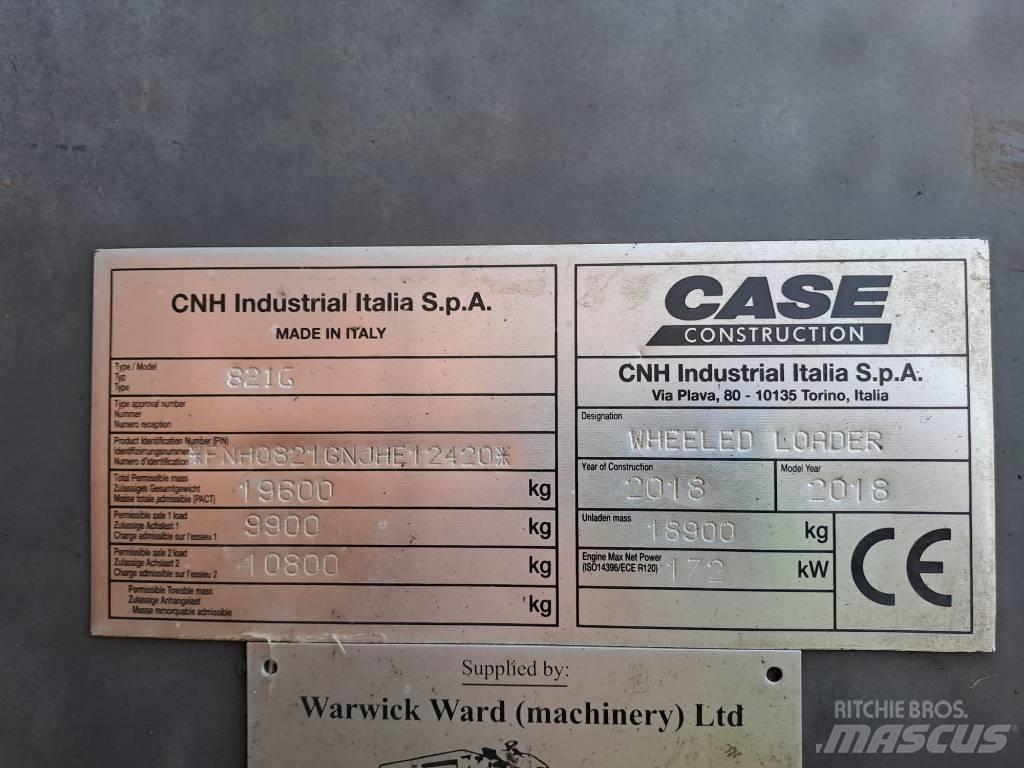 CASE 821GXR Tekerlekli yükleyiciler