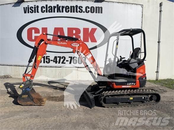 Kubota U27-4 Mini ekskavatörler, 7 tona dek