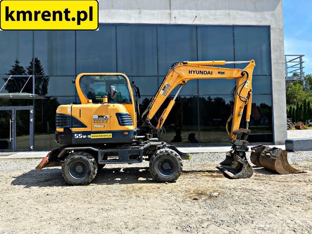 Hyundai Robex 55-9 A Lastik tekerli ekskavatörler