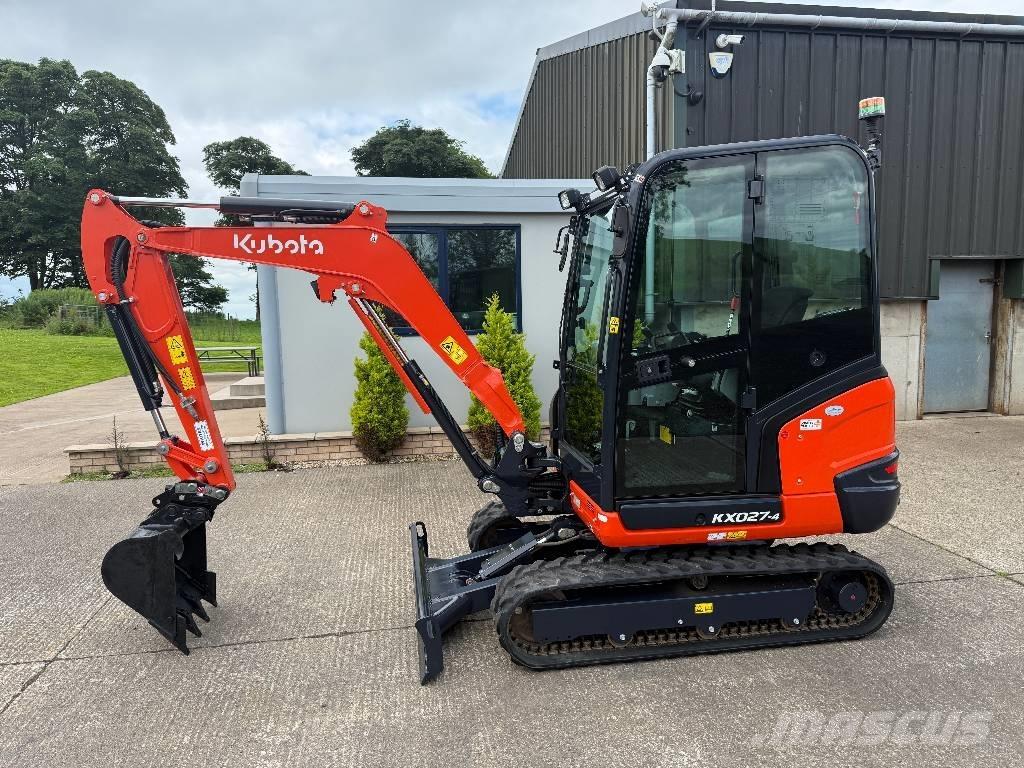 Kubota KX027-4 Mini ekskavatörler, 7 tona dek