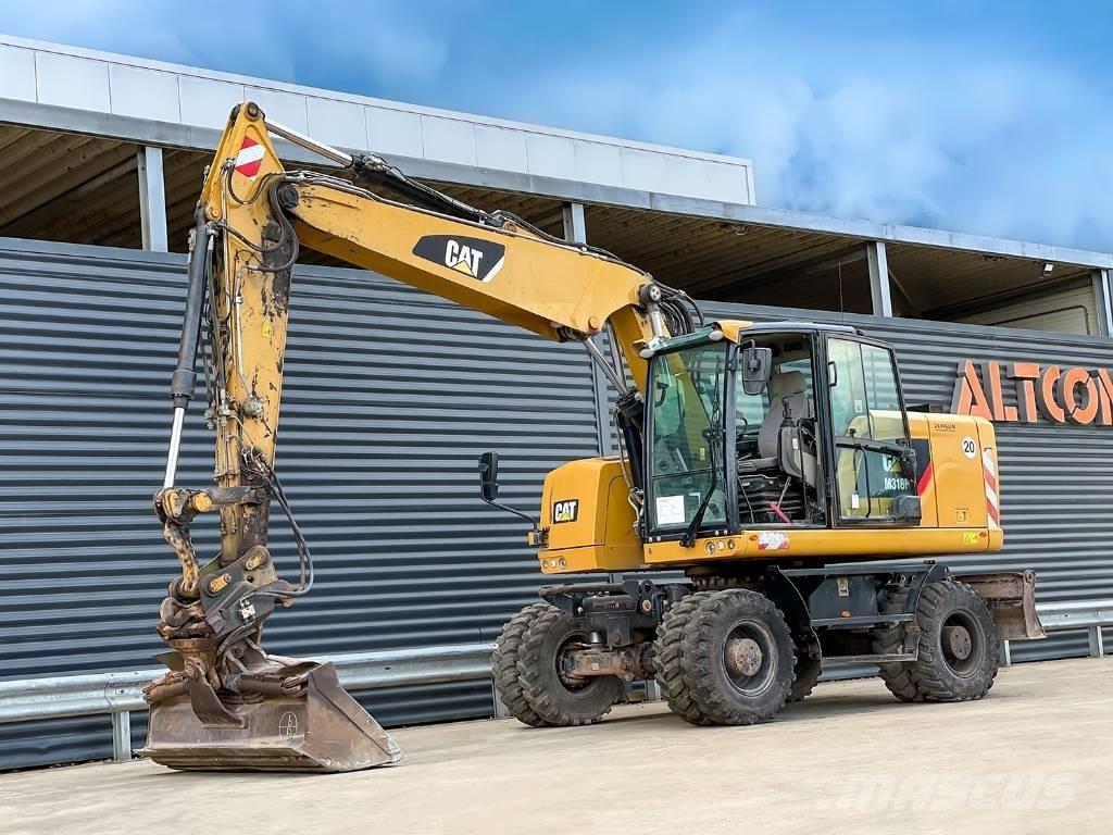 CAT M318F Lastik tekerli ekskavatörler
