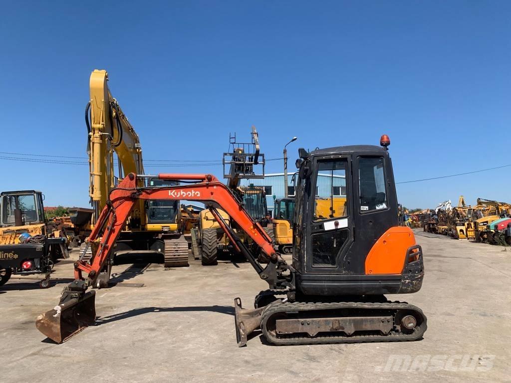 Kubota KX 61-3 Mini ekskavatörler, 7 tona dek