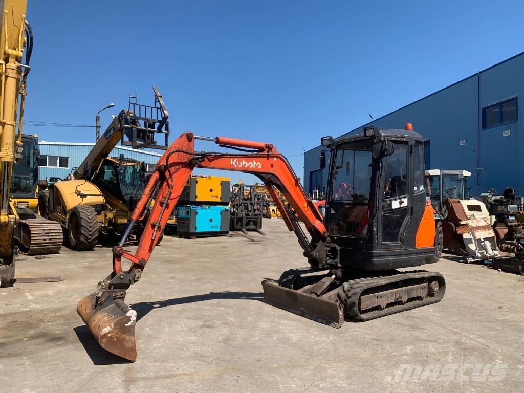 Kubota KX 61-3 Mini ekskavatörler, 7 tona dek