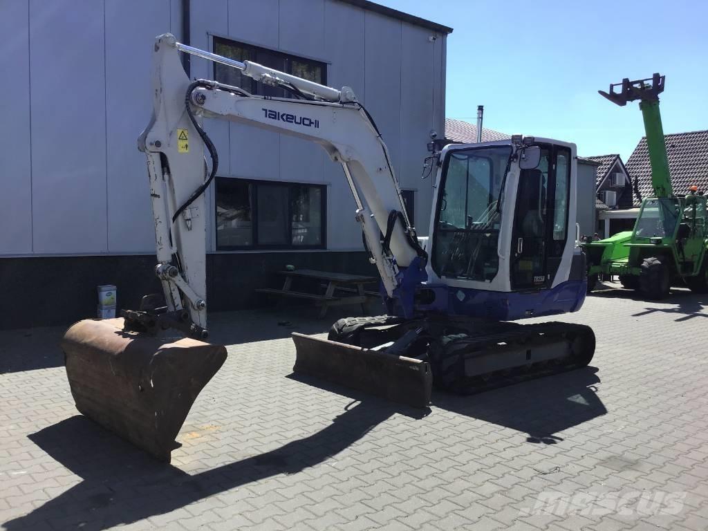 Takeuchi TB 250 Mini ekskavatörler, 7 tona dek