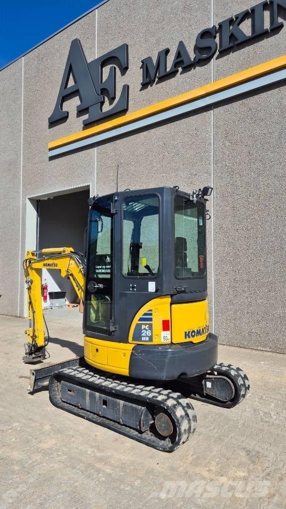 Komatsu PC 26 MR-3 Mini ekskavatörler, 7 tona dek