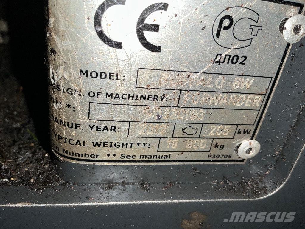 Ponsse BUFFALO+ 8W Tomruk yükleyici traktörler