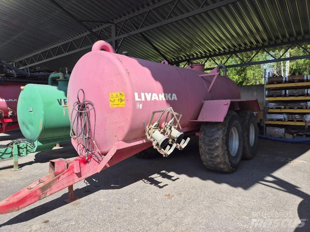 Livakka 14m3 Sivi gübre ve ilaç tankerleri