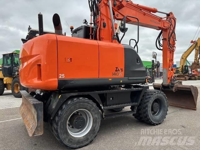Hitachi ZX 140 W-5 Lastik tekerli ekskavatörler