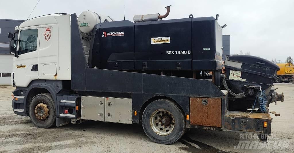 Scania R Beton pompaları