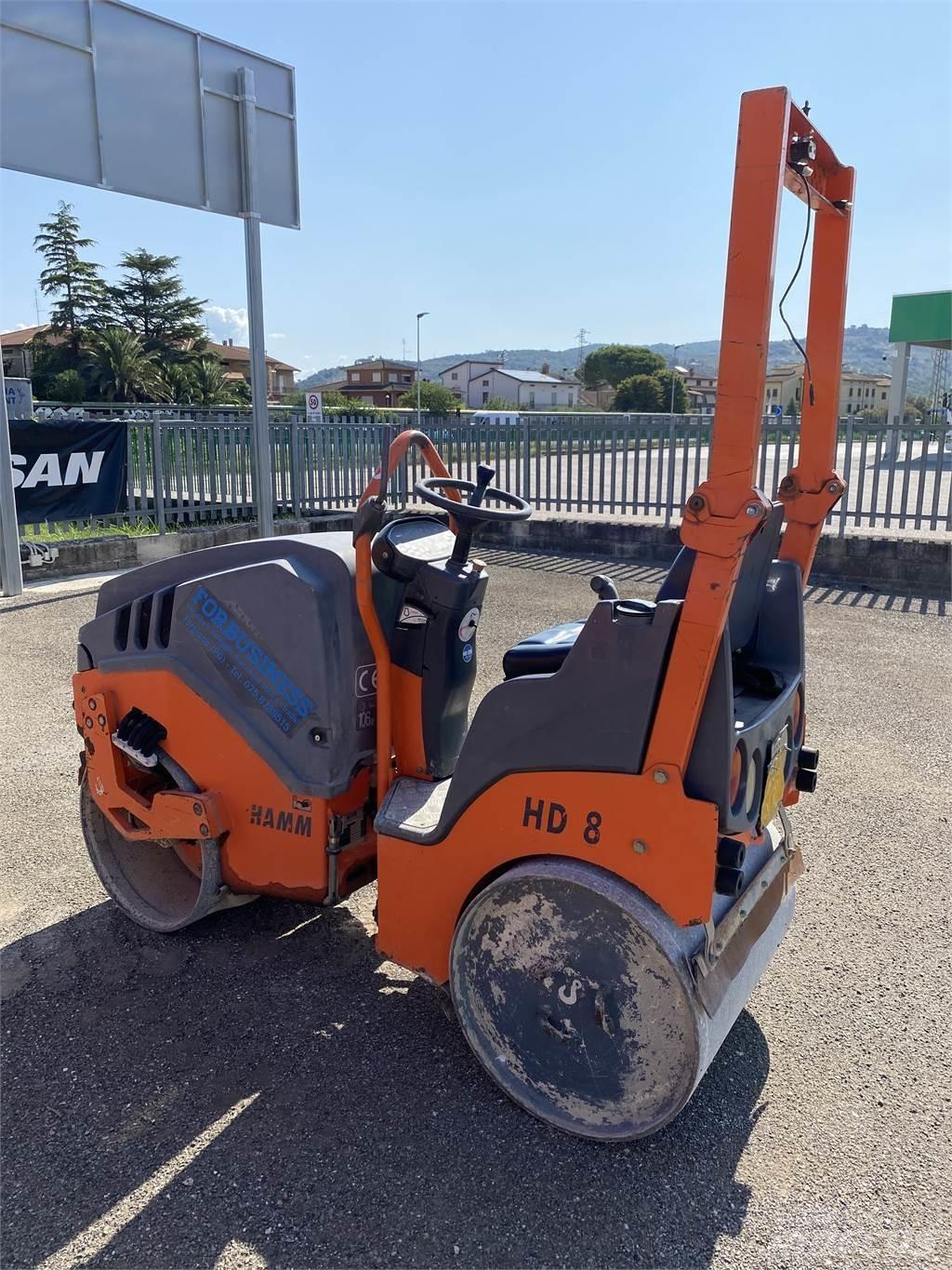 Hamm HD 8 Çift tamburlu silindirler