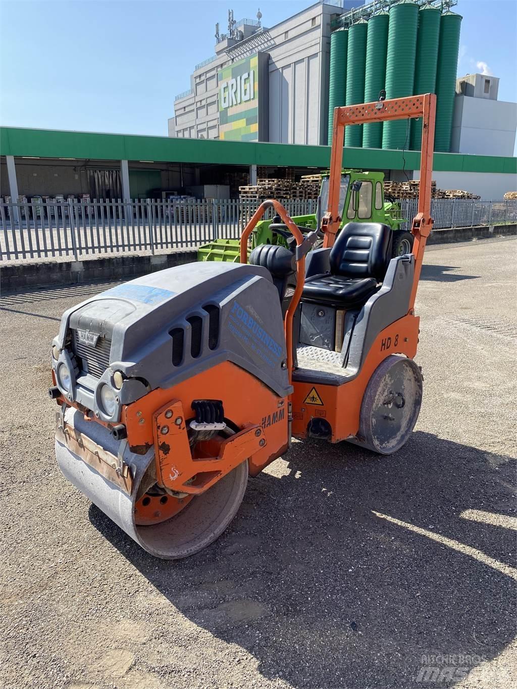 Hamm HD 8 Çift tamburlu silindirler