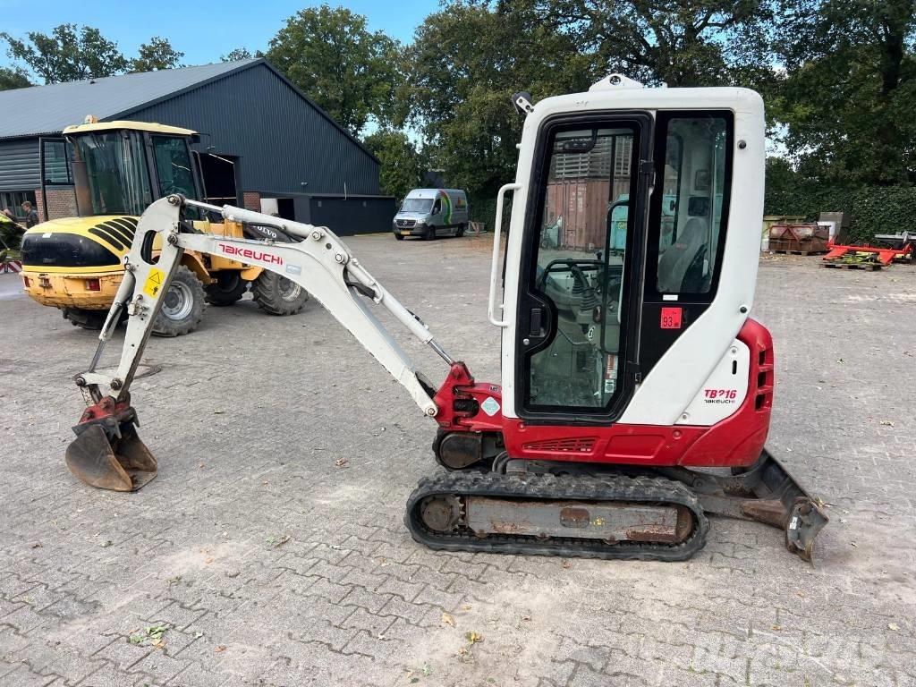 Takeuchi TB 216 Mini ekskavatörler, 7 tona dek