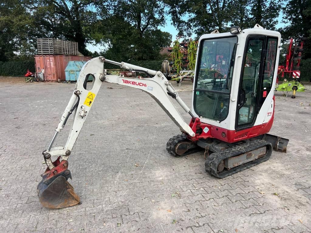 Takeuchi TB 216 Mini ekskavatörler, 7 tona dek