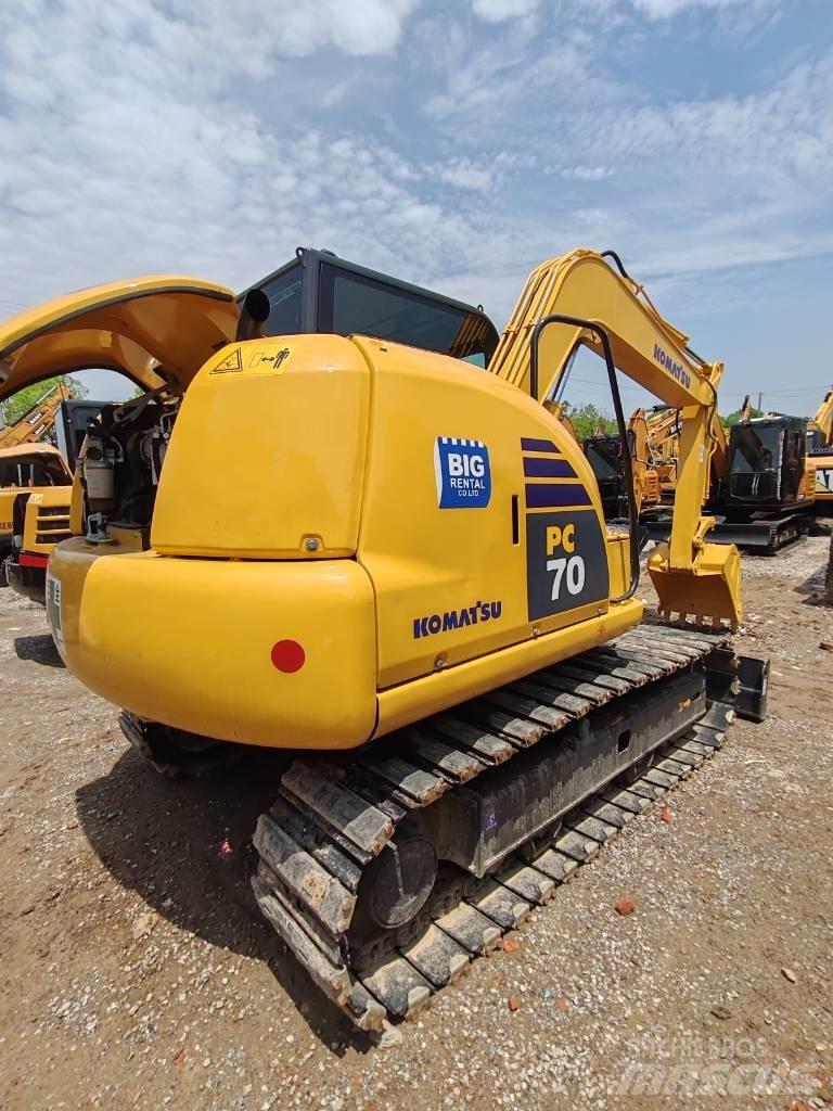 Komatsu PC 70 Mini ekskavatörler, 7 tona dek