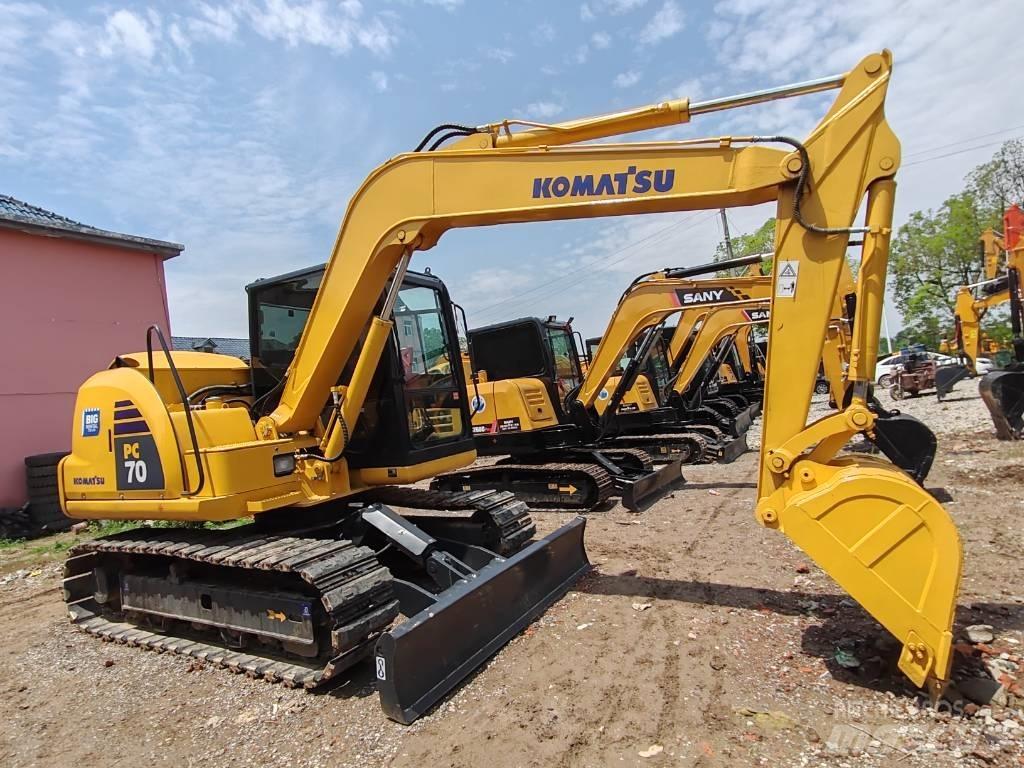 Komatsu PC 70 Mini ekskavatörler, 7 tona dek