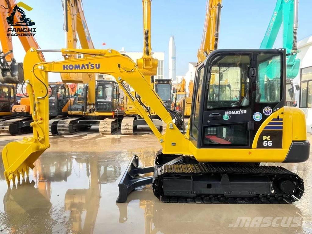 Komatsu Pc56 Mini ekskavatörler, 7 tona dek