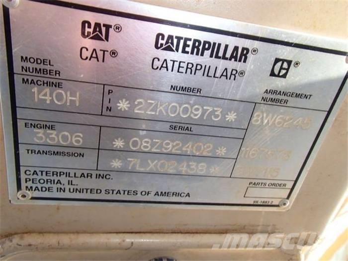 CAT 140 H Greyderler