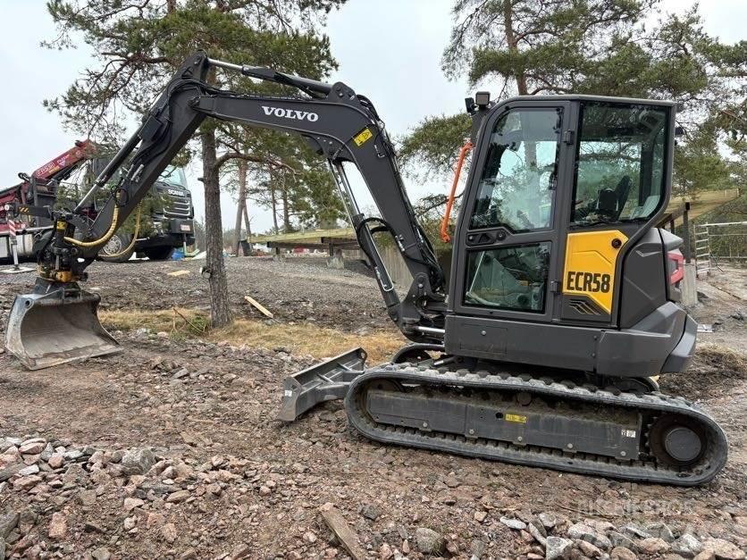 Volvo ECR58F Mini ekskavatörler, 7 tona dek