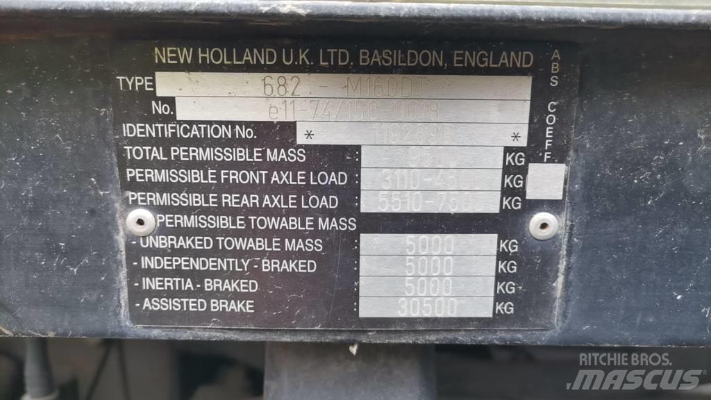 New Holland M160 Traktörler