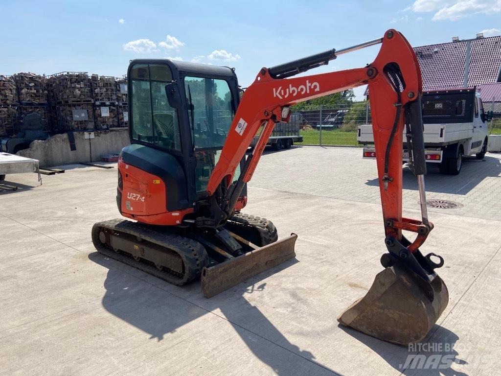 Kubota U 27-4 Mini ekskavatörler, 7 tona dek
