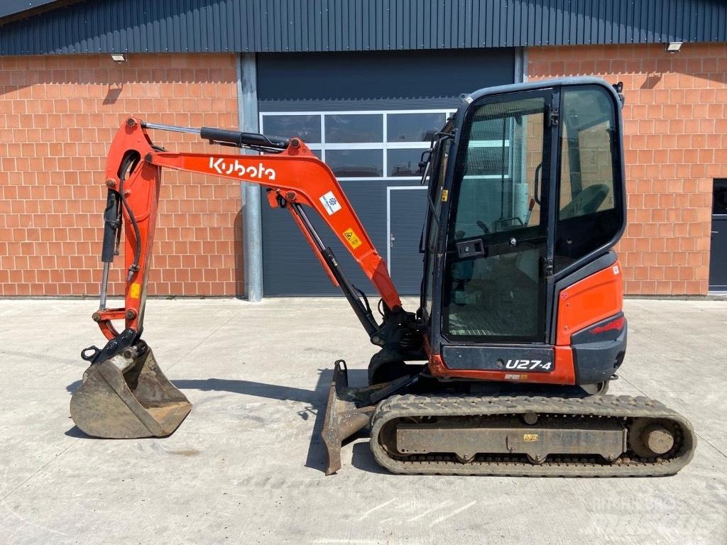 Kubota U 27-4 Mini ekskavatörler, 7 tona dek