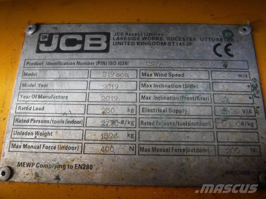 JCB S 1930 E Makasli platformlar