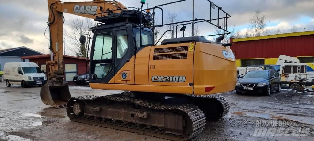 CASE CX 210 D Paletli ekskavatörler