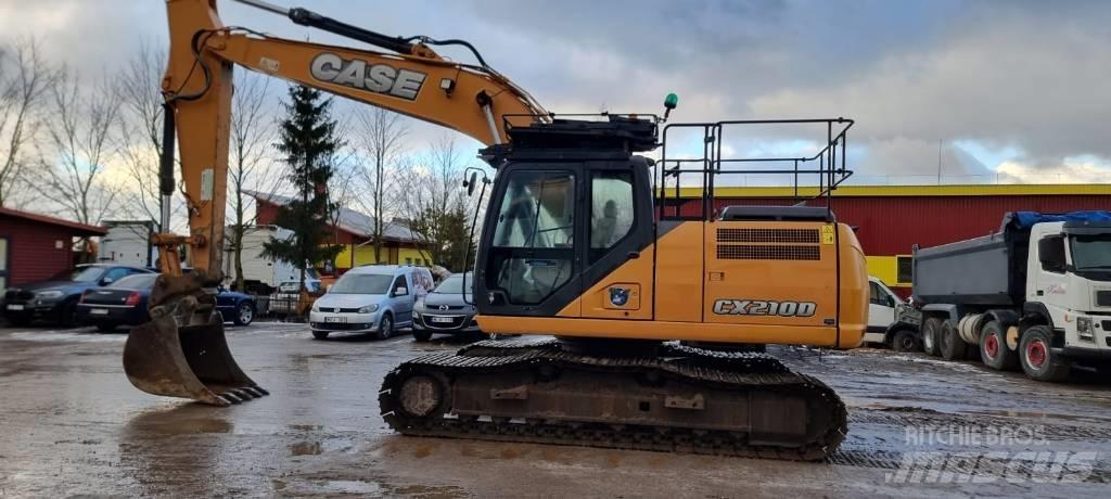 CASE CX 210 D Paletli ekskavatörler