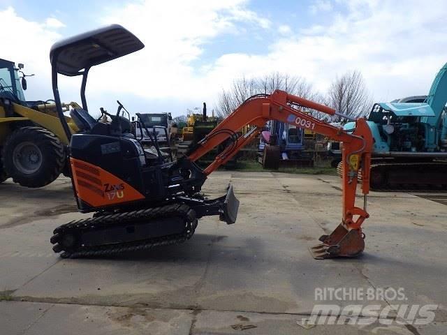 Hitachi ZX 17 U-2 Mini ekskavatörler, 7 tona dek