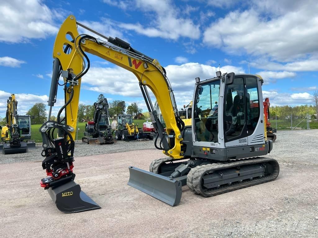 Wacker Neuson ET65 Mini ekskavatörler, 7 tona dek