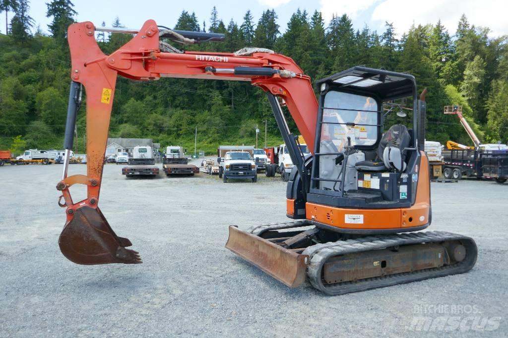 Hitachi ZX55UR-5B Mini ekskavatörler, 7 tona dek