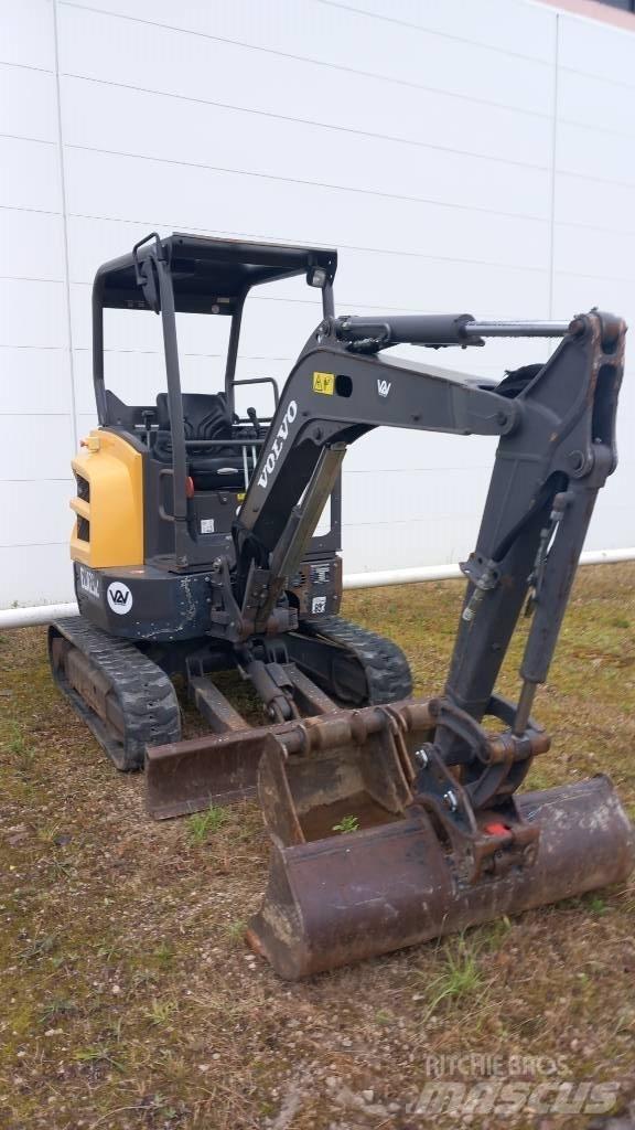 Volvo ECR 25 D Mini ekskavatörler, 7 tona dek