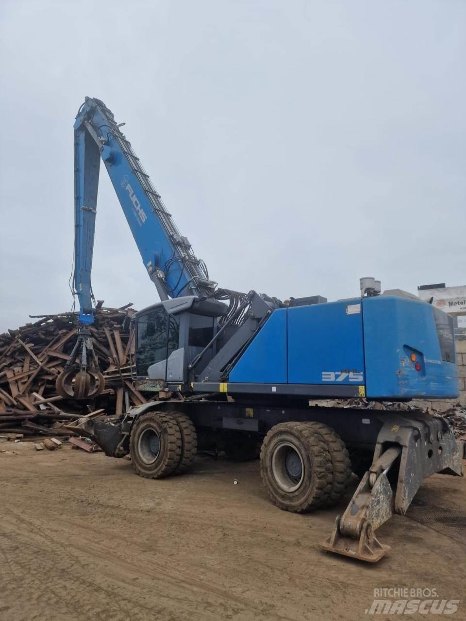 Fuchs MHL 375 S5 Lastik tekerli ekskavatörler