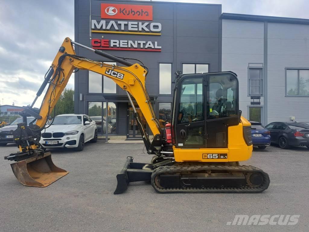 JCB 65 R-1  "MYYTY"! Mini ekskavatörler, 7 tona dek