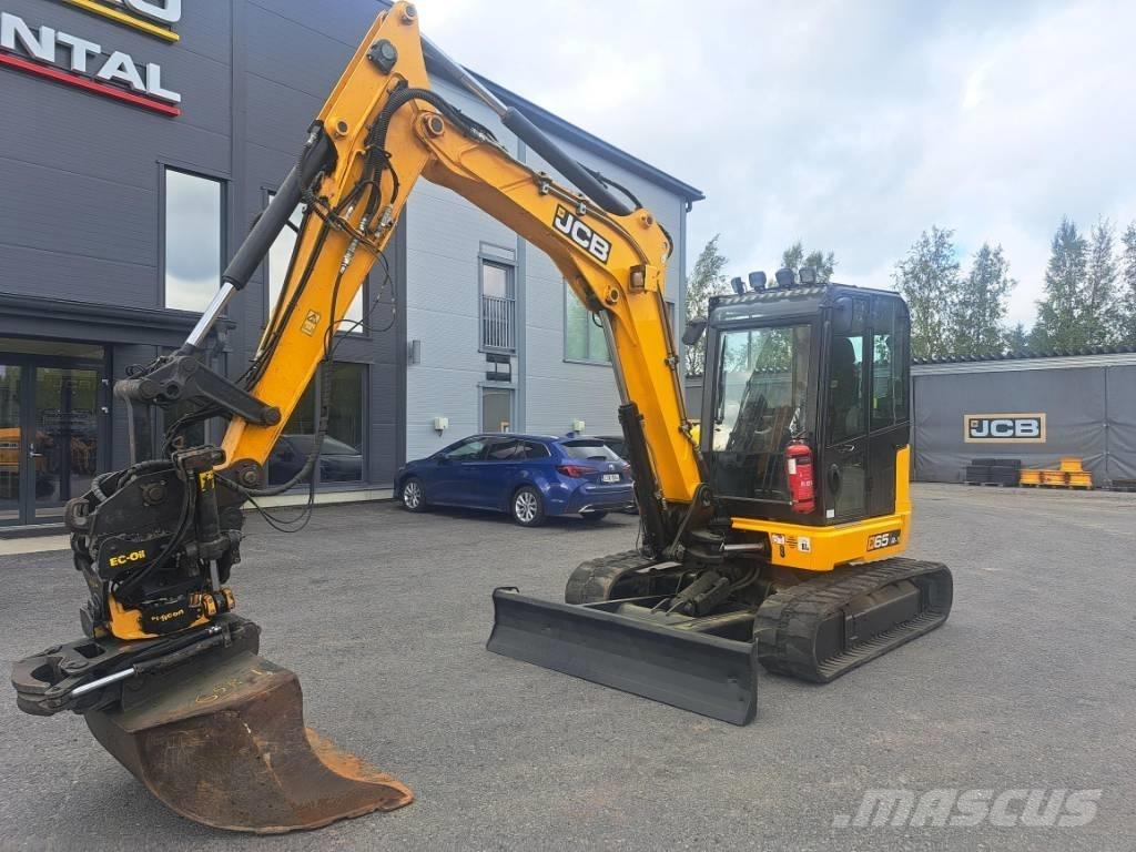 JCB 65 R-1  "MYYTY"! Mini ekskavatörler, 7 tona dek